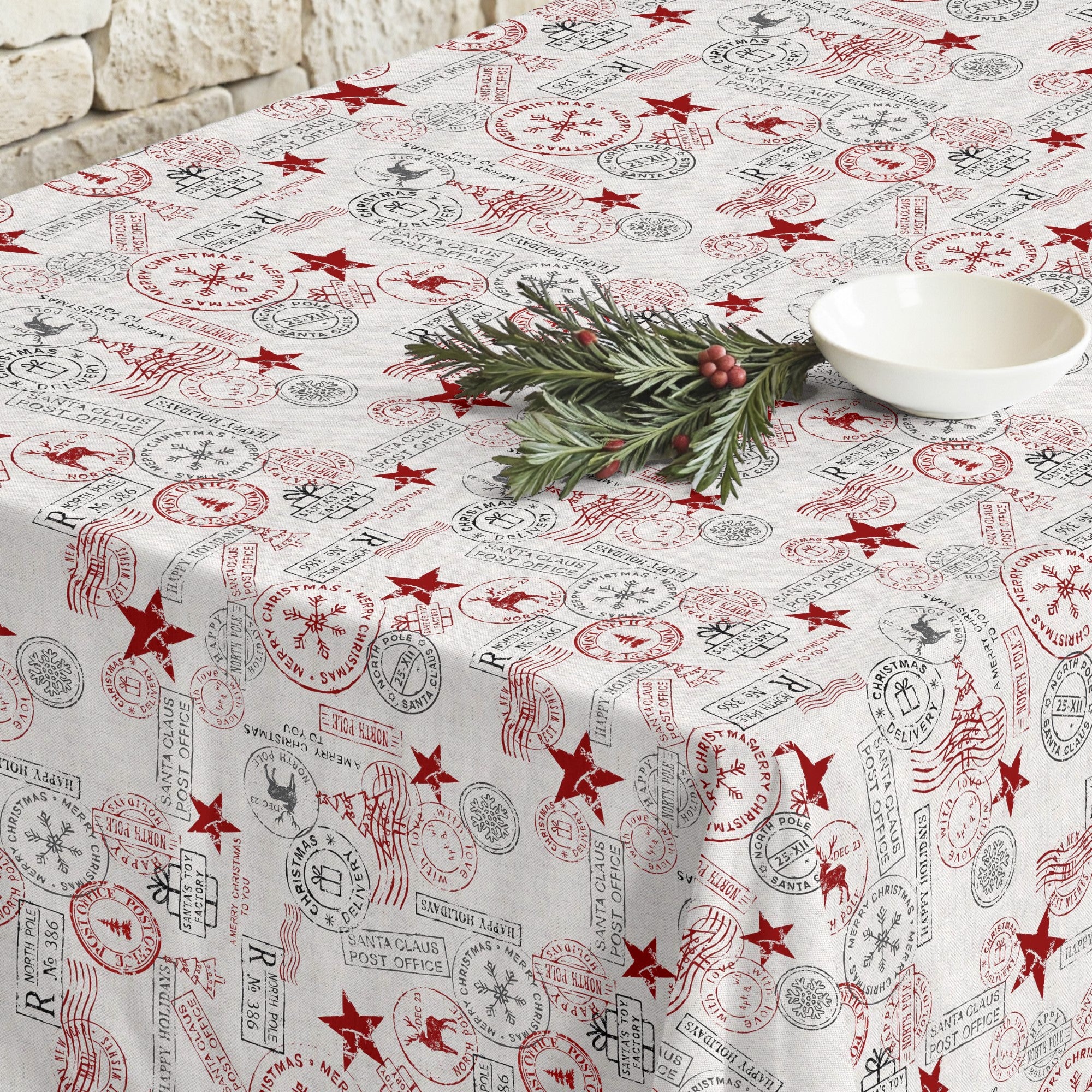 Nappe antitache Joyeux Noël 1