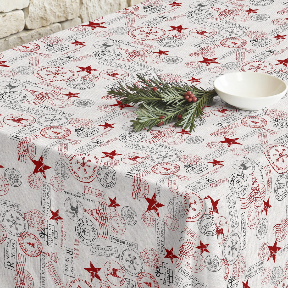 Nappe antitache Joyeux Noël 1