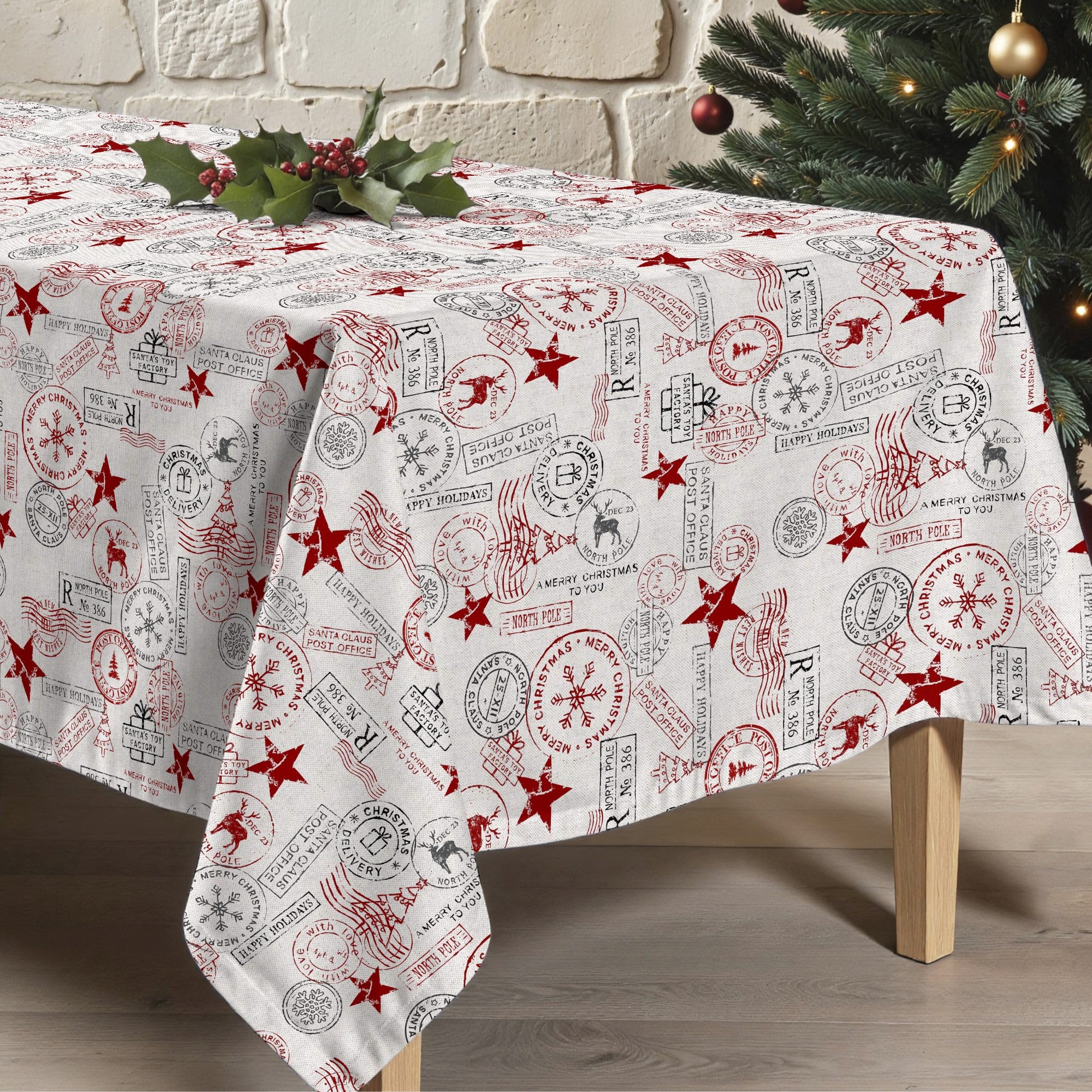 Nappe antitache Joyeux Noël 1