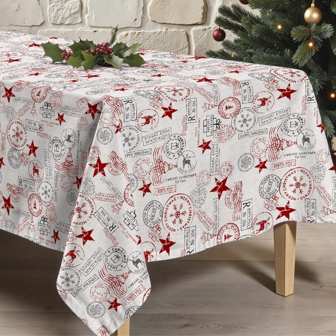 Nappe antitache Joyeux Noël 1