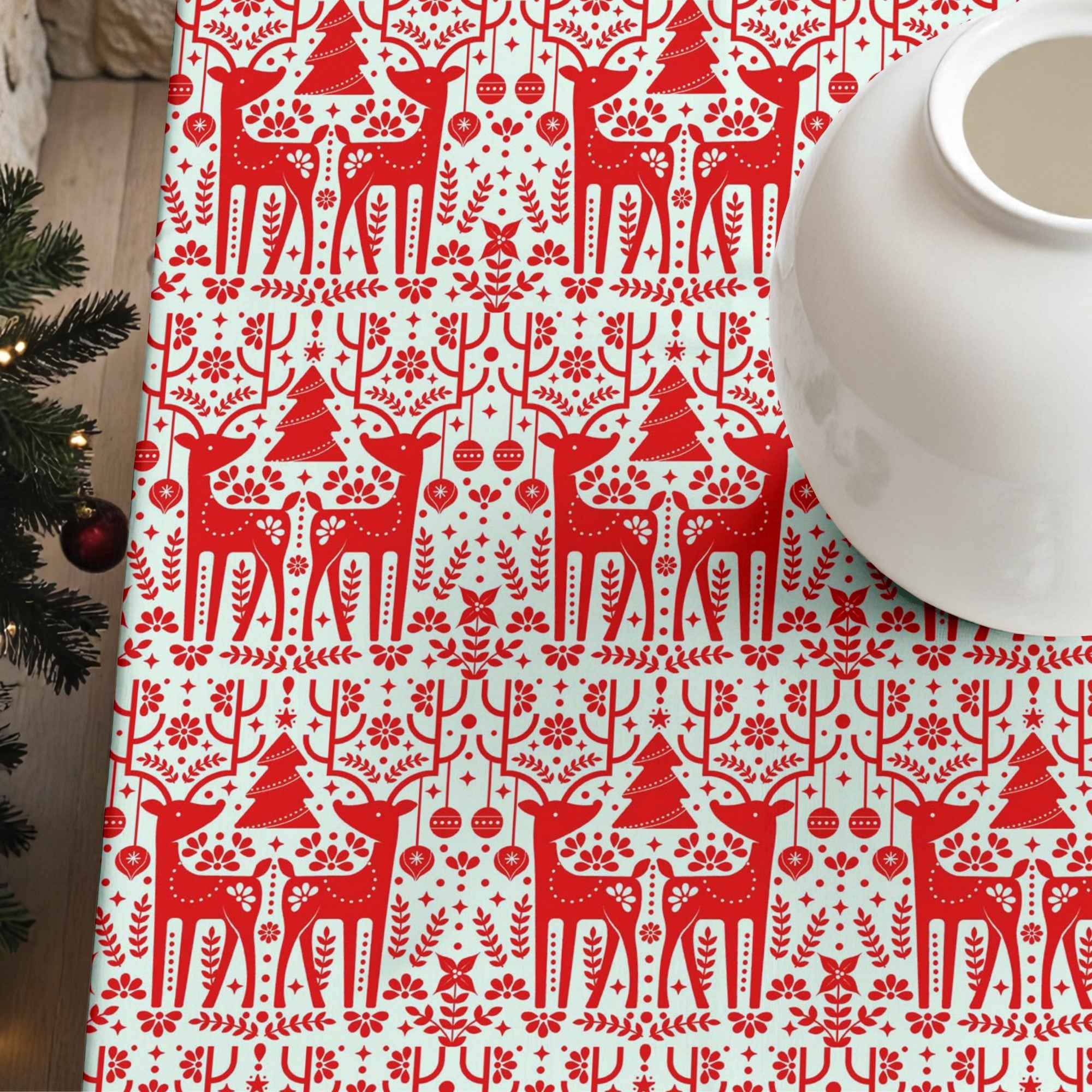 Nappe antitache Joyeux Noël 21