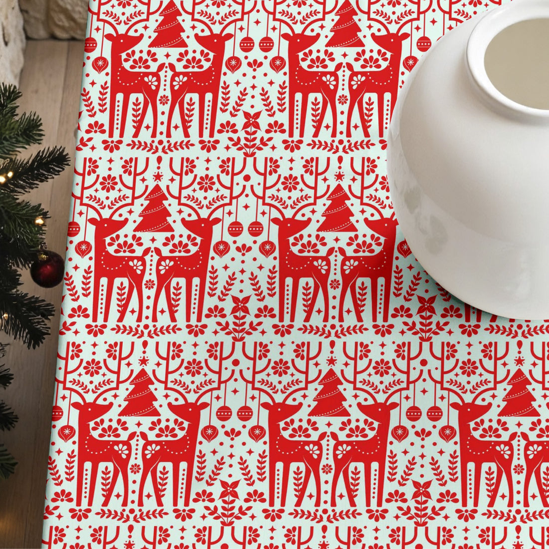 Nappe antitache Joyeux Noël 21