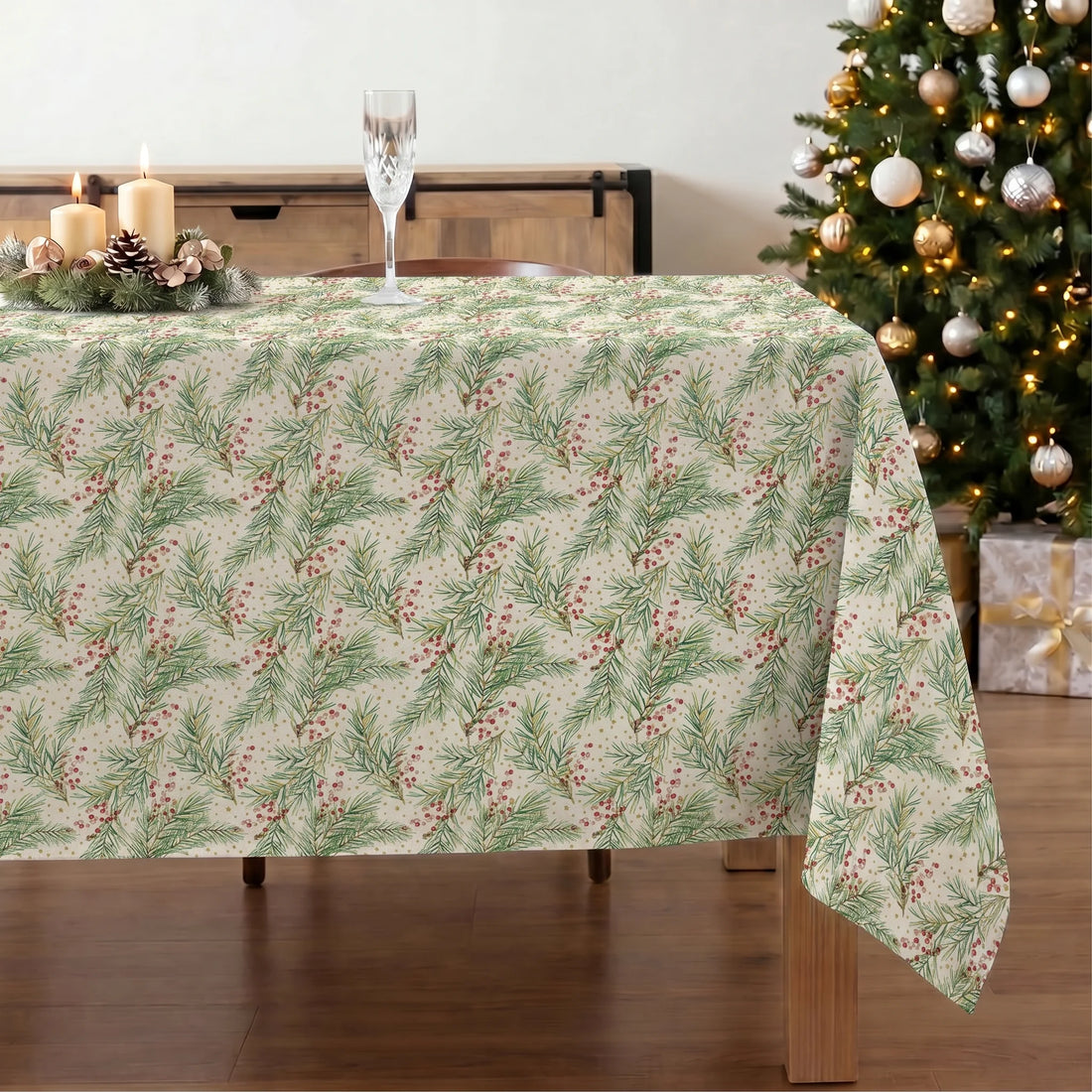 Nappe antitache Joyeux Noël 30