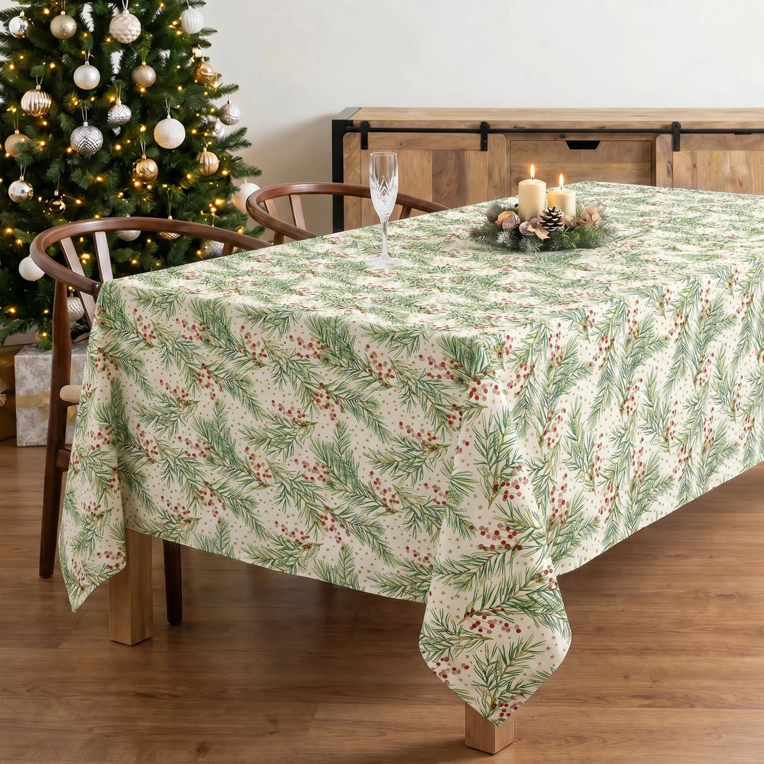 Nappe antitache Joyeux Noël 30
