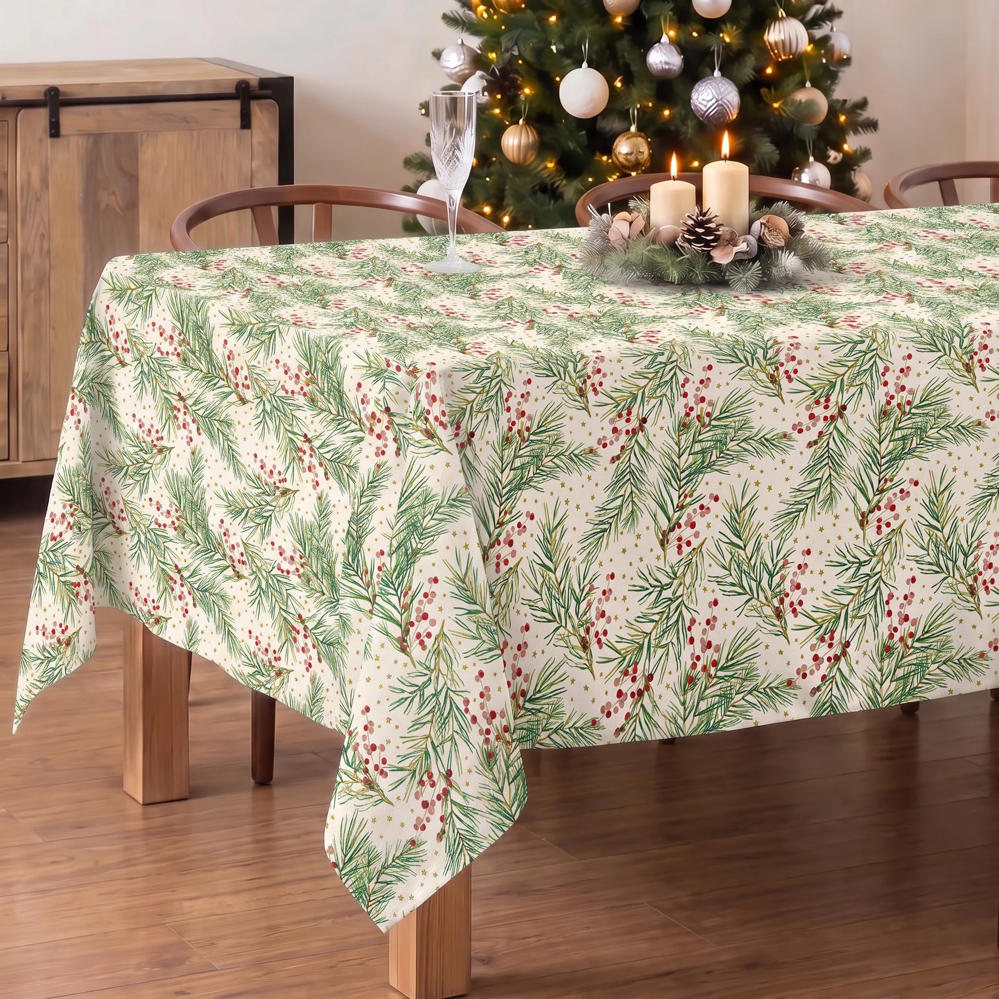 Nappe antitache Joyeux Noël 30