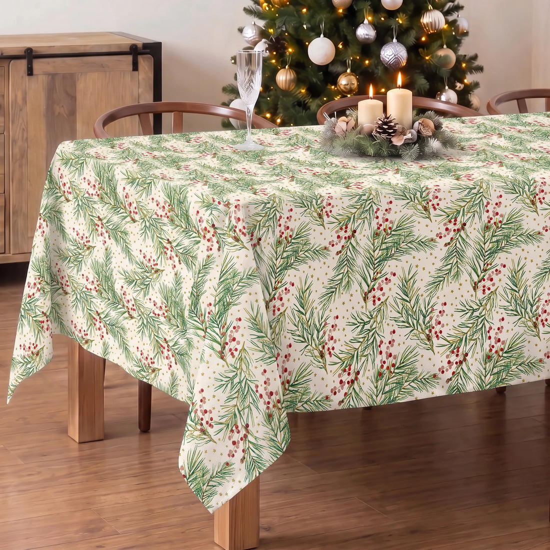 Nappe antitache Joyeux Noël 30