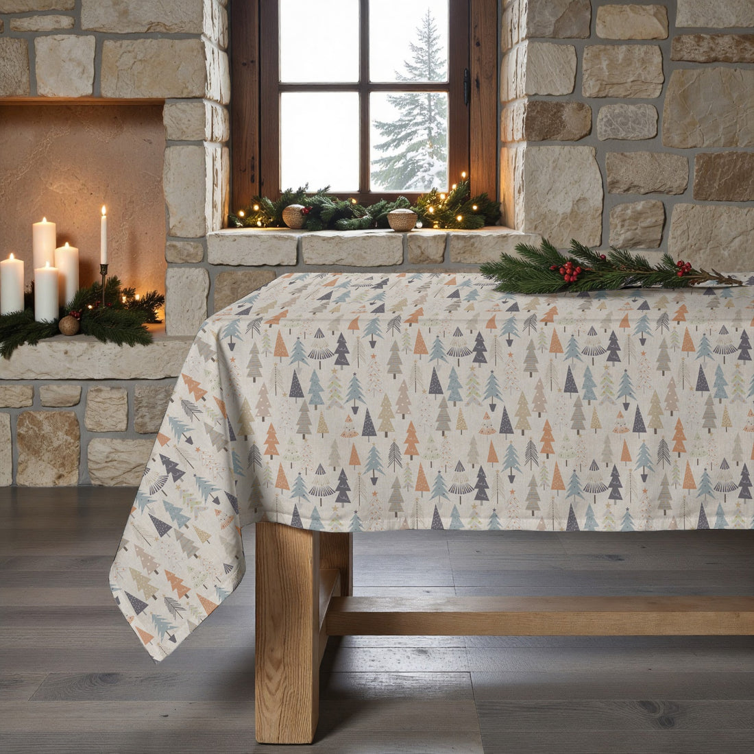 Nappe antitache Joyeux Noël 31-101