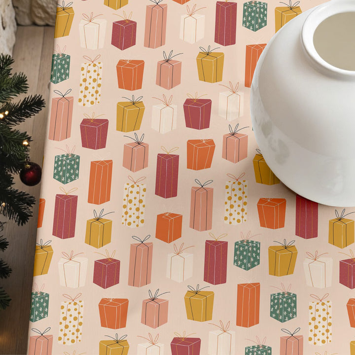 Merry Christmas stain-resistant tablecloth 52