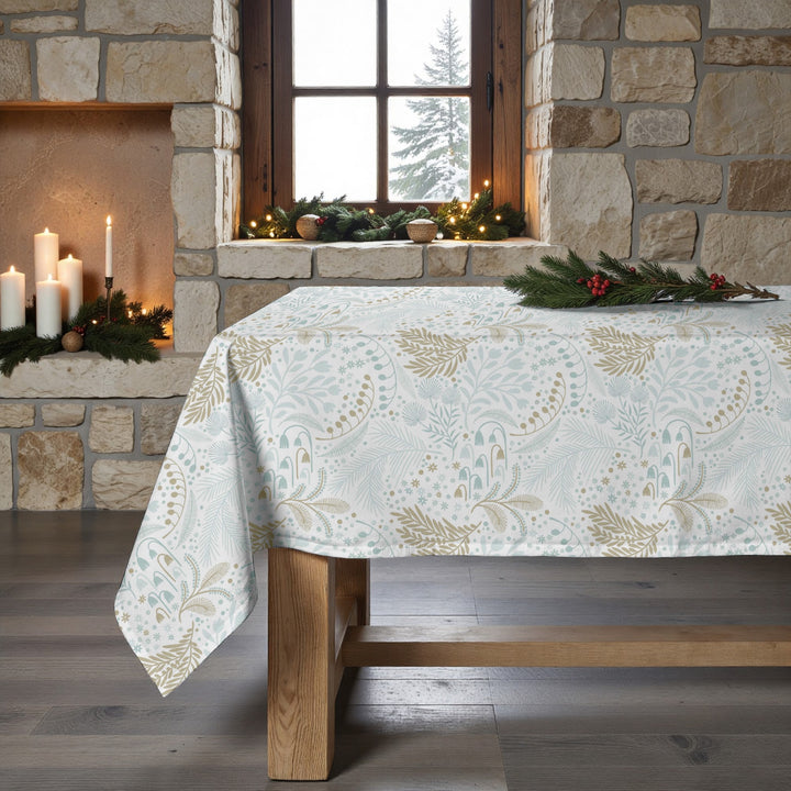 Merry Christmas 69 stain-resistant tablecloth
