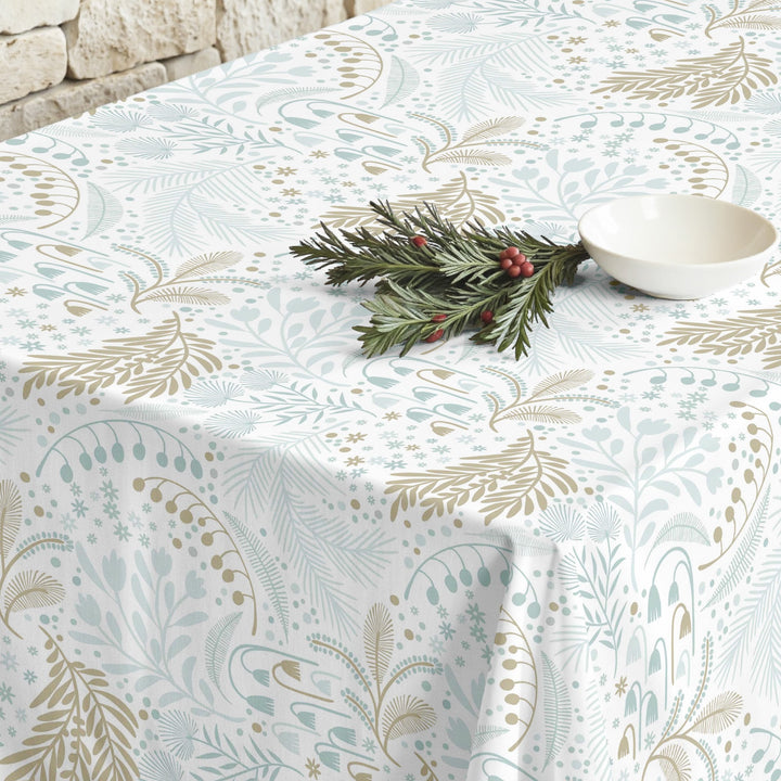 Merry Christmas 69 stain-resistant tablecloth