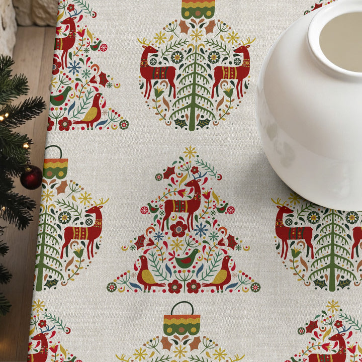 Merry Christmas 71 stain-resistant tablecloth