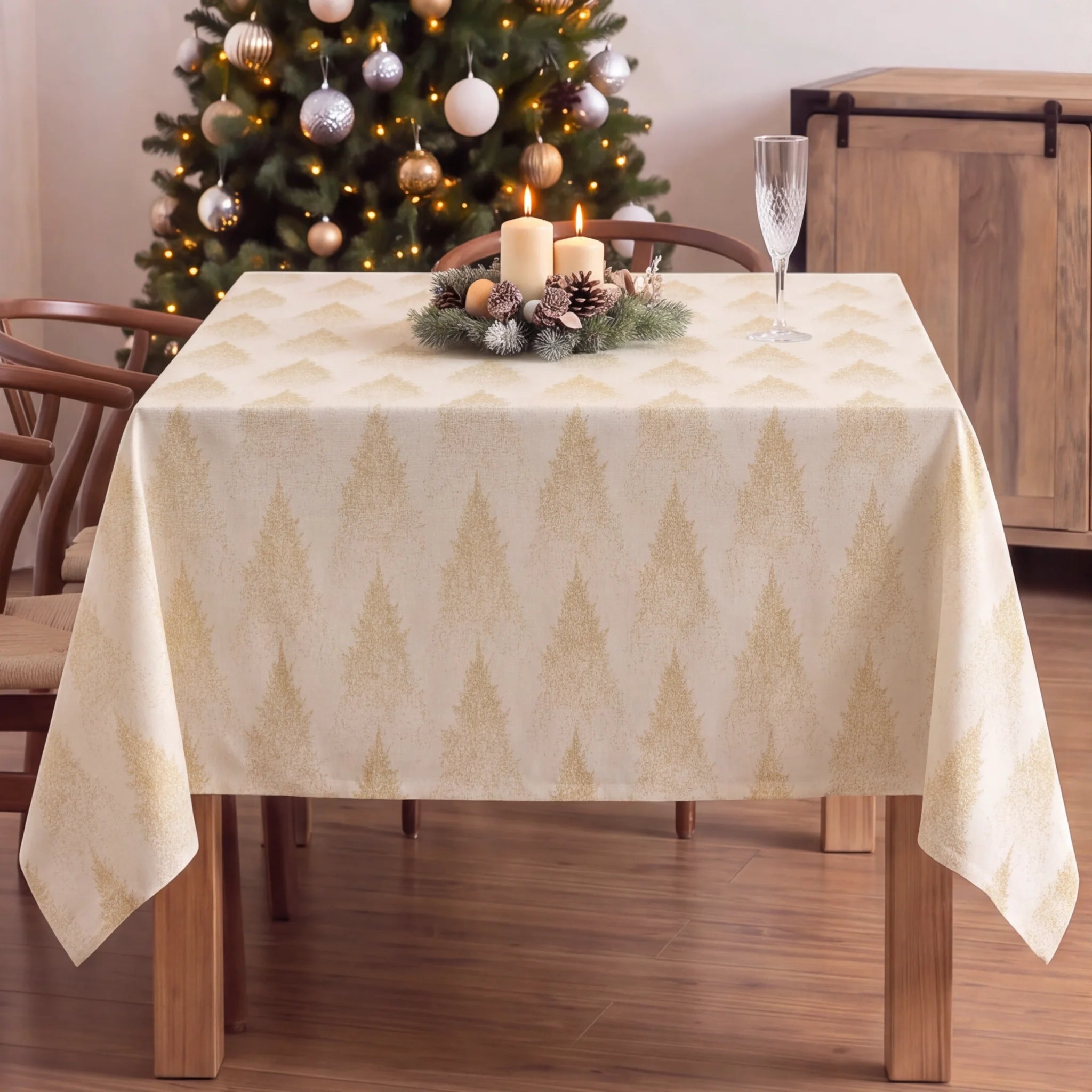 Mantel resinado antimanchas XL Merry Christmas 72-100