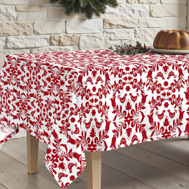 Merry Christmas stain-resistant tablecloth 8
