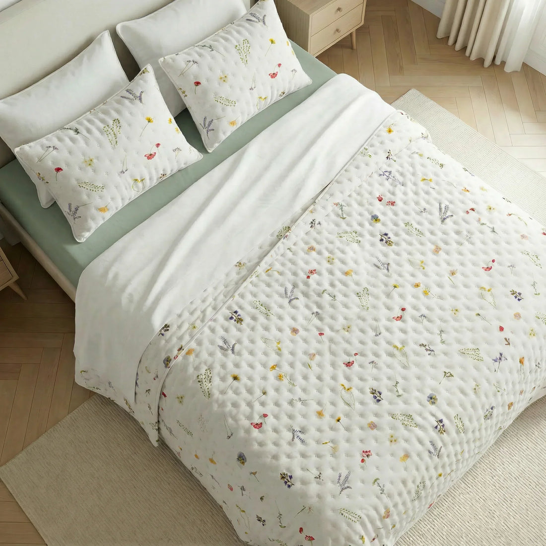 Colcha boutí estampada Miravet tacto suave