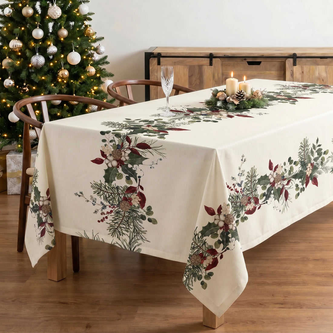 Mantel antimanchas Mistletoe 1225