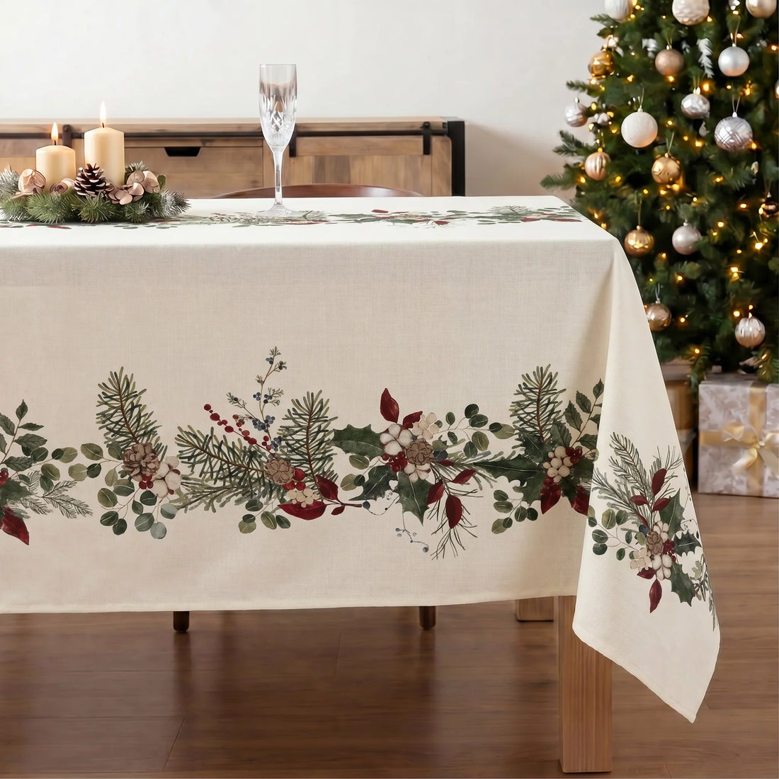 Mantel antimanchas Mistletoe 1225