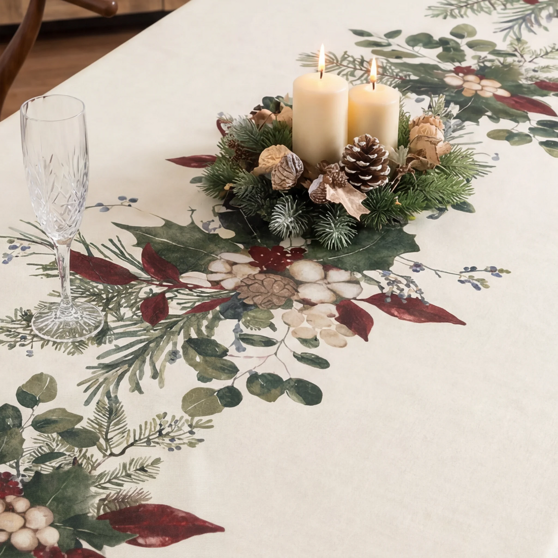 Mantel antimanchas Mistletoe 1225