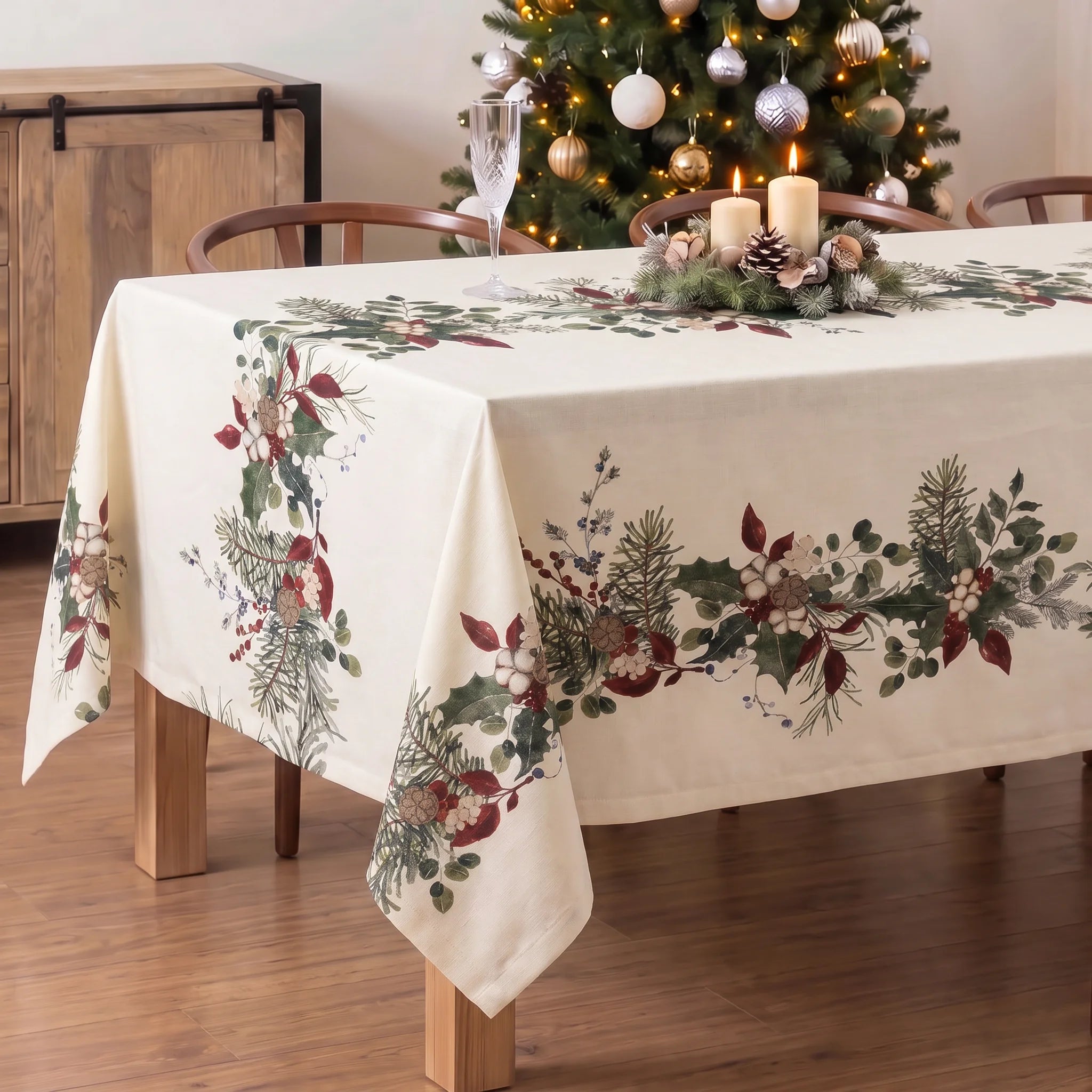 Mantel antimanchas Mistletoe 1225