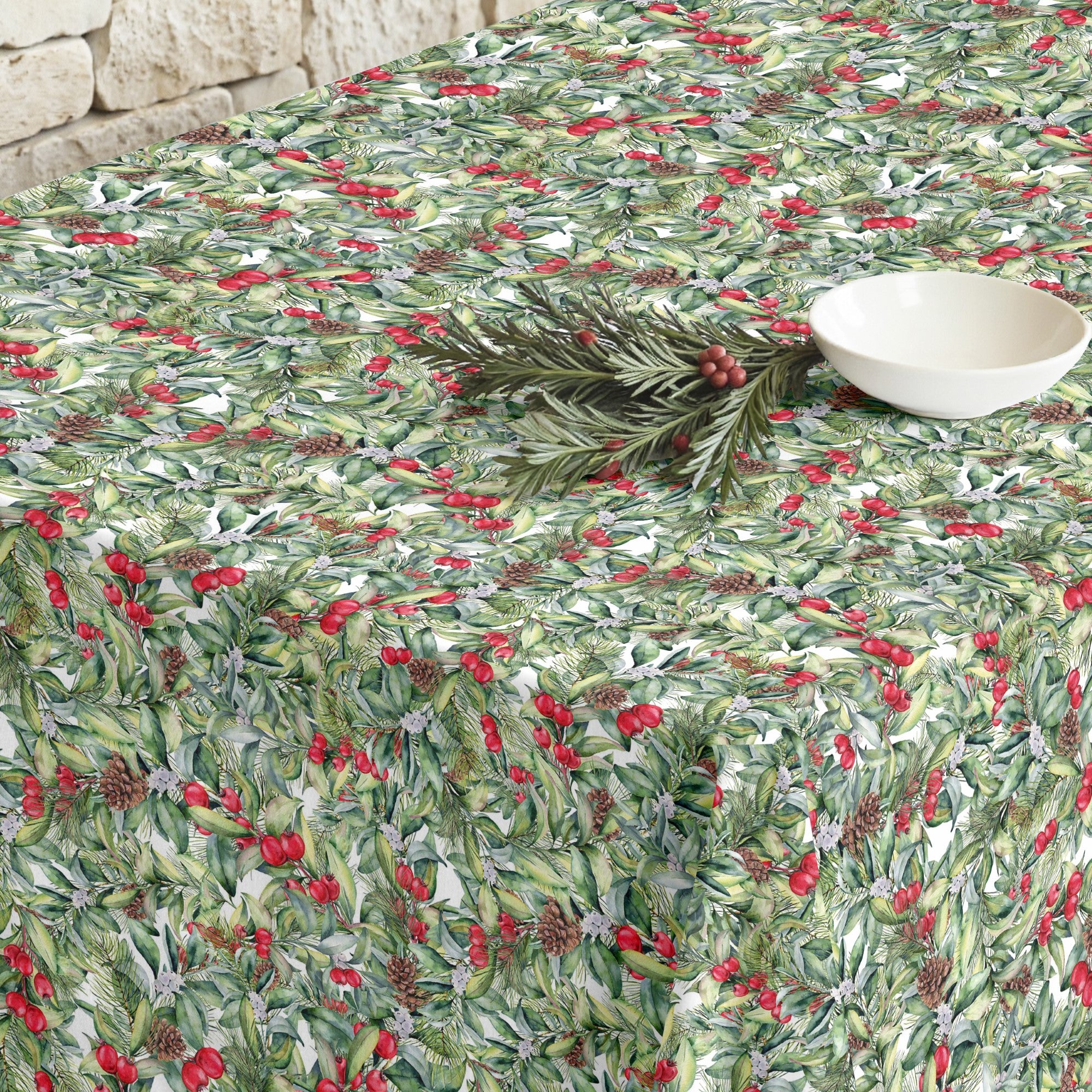 Christmas 13 stain-resistant tablecloth