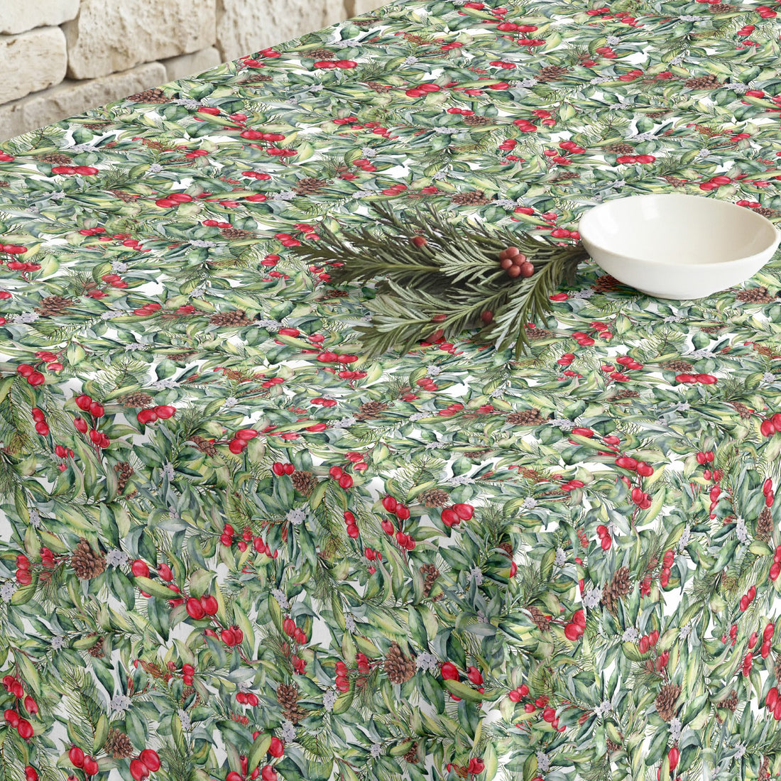 Christmas 13 stain-resistant tablecloth