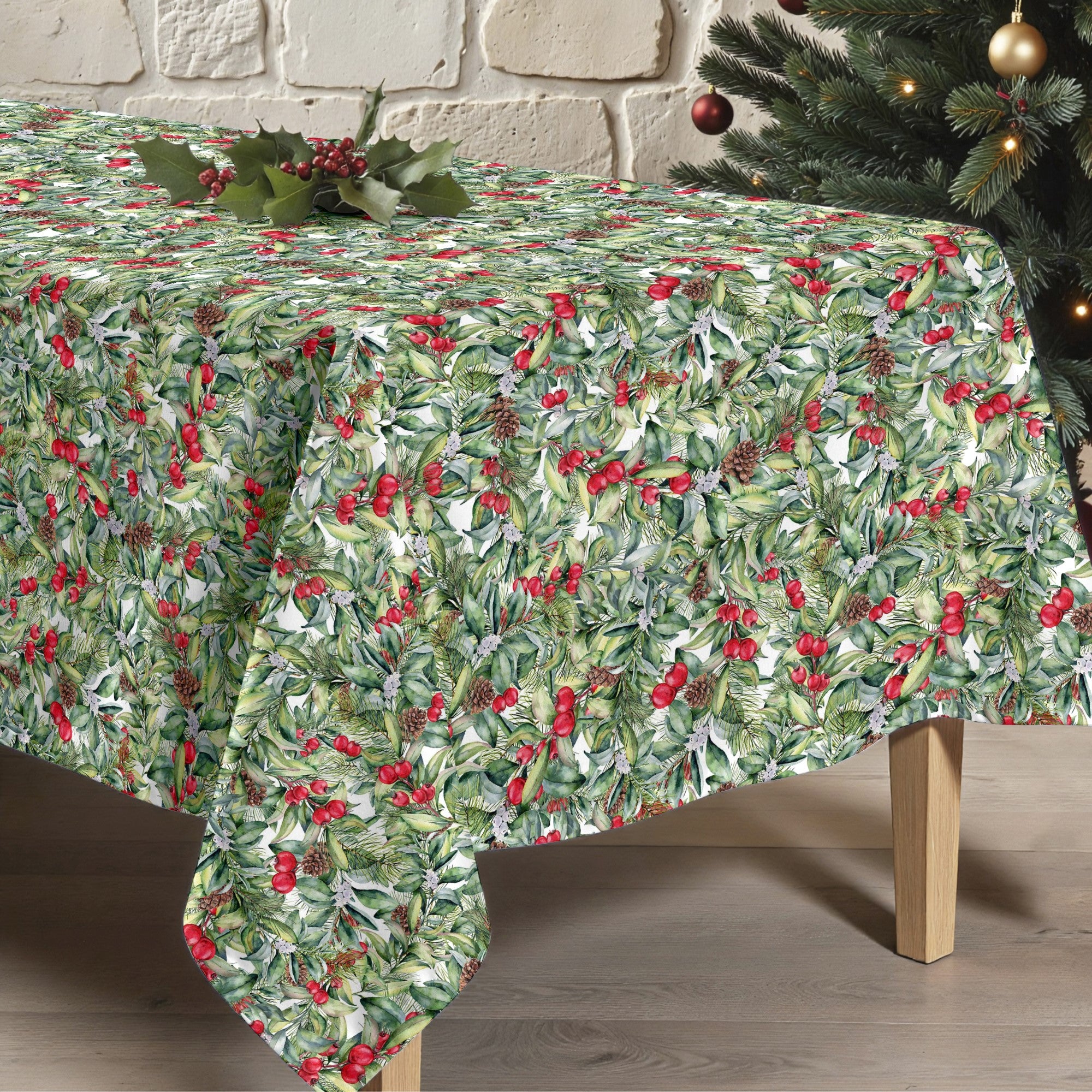 Christmas 13 stain-resistant tablecloth