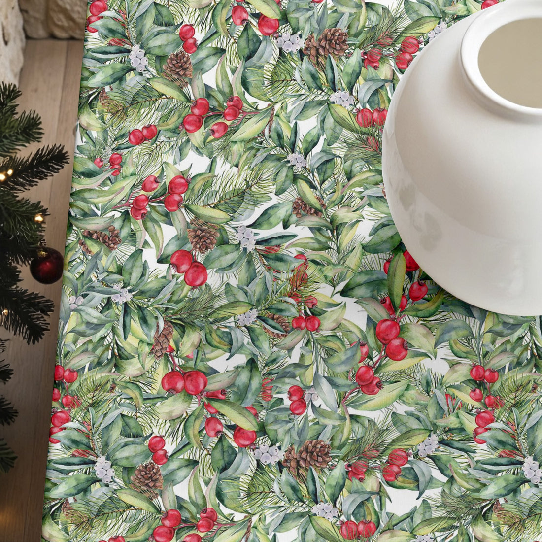 Christmas 13 stain-resistant tablecloth