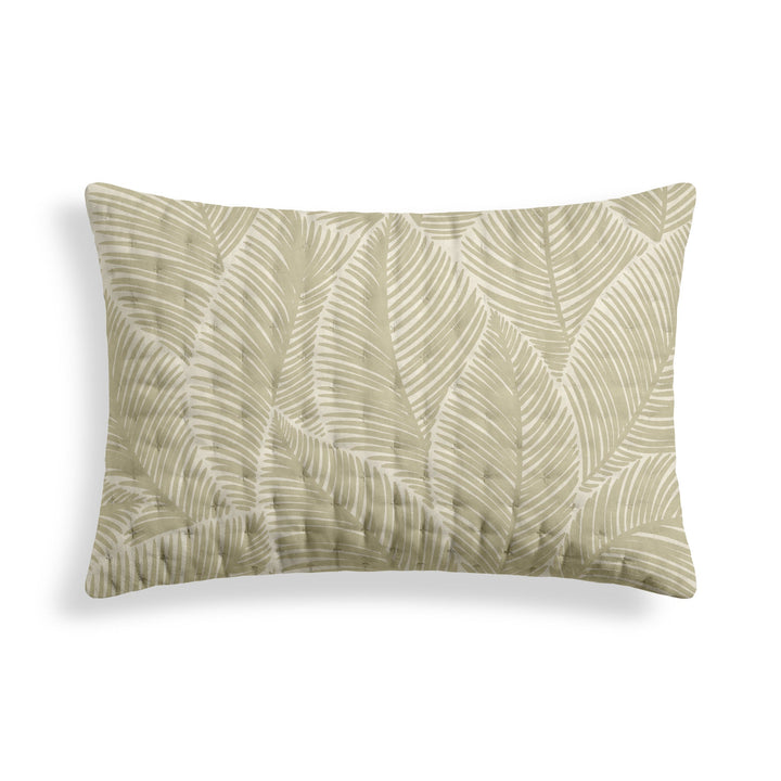 Funda de cojín acolchada estampada Nijar Beige 30x50 cm