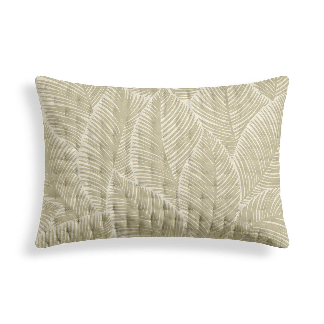 Funda de almohada acolchada estampada Nijar Beige 50x80 cm