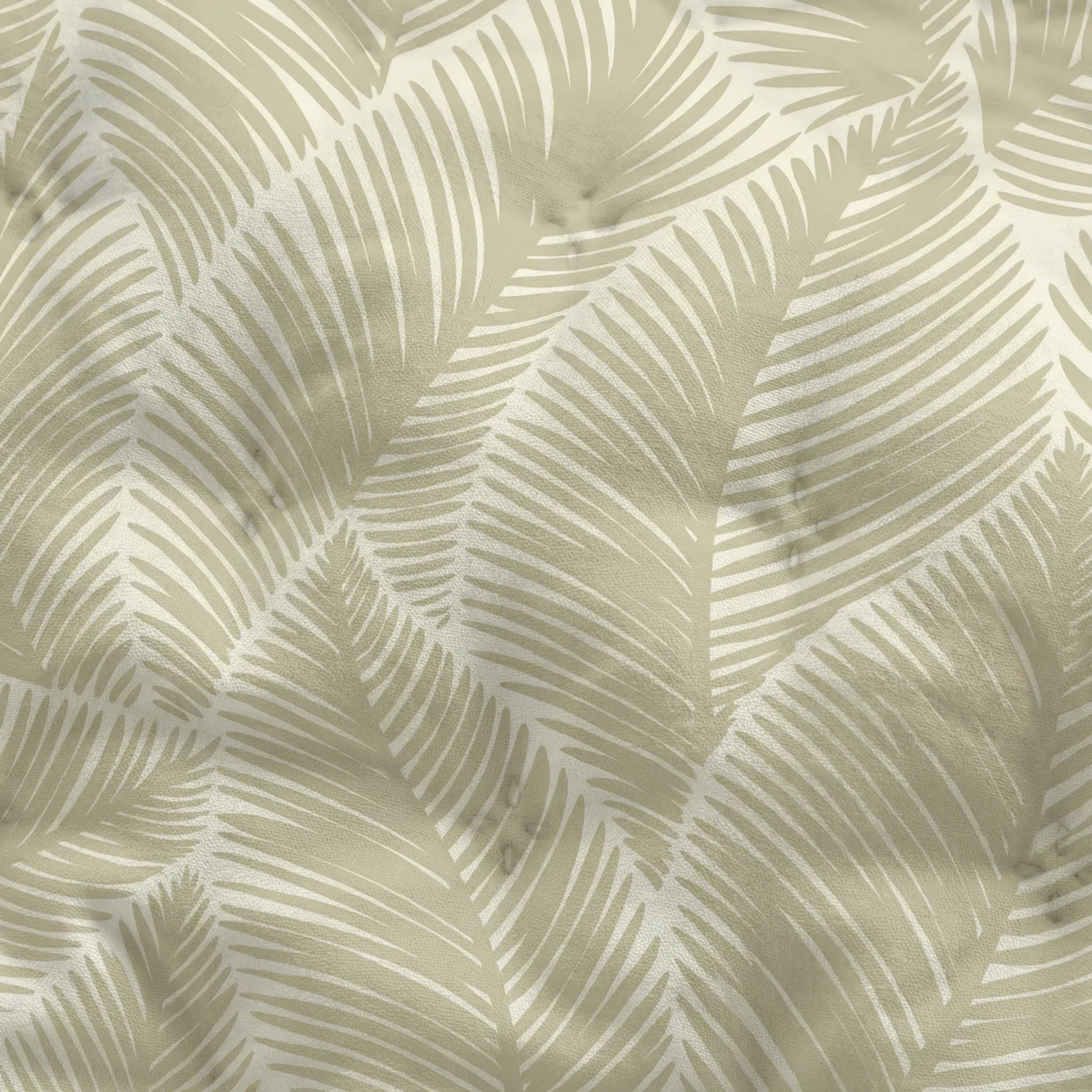 Colcha boutí estampada Nijar Beige tacto suave
