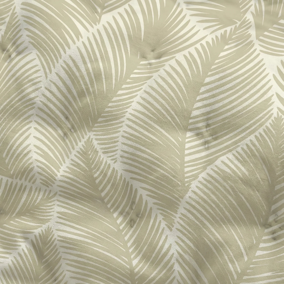 Colcha boutí estampada Nijar Beige tacto suave