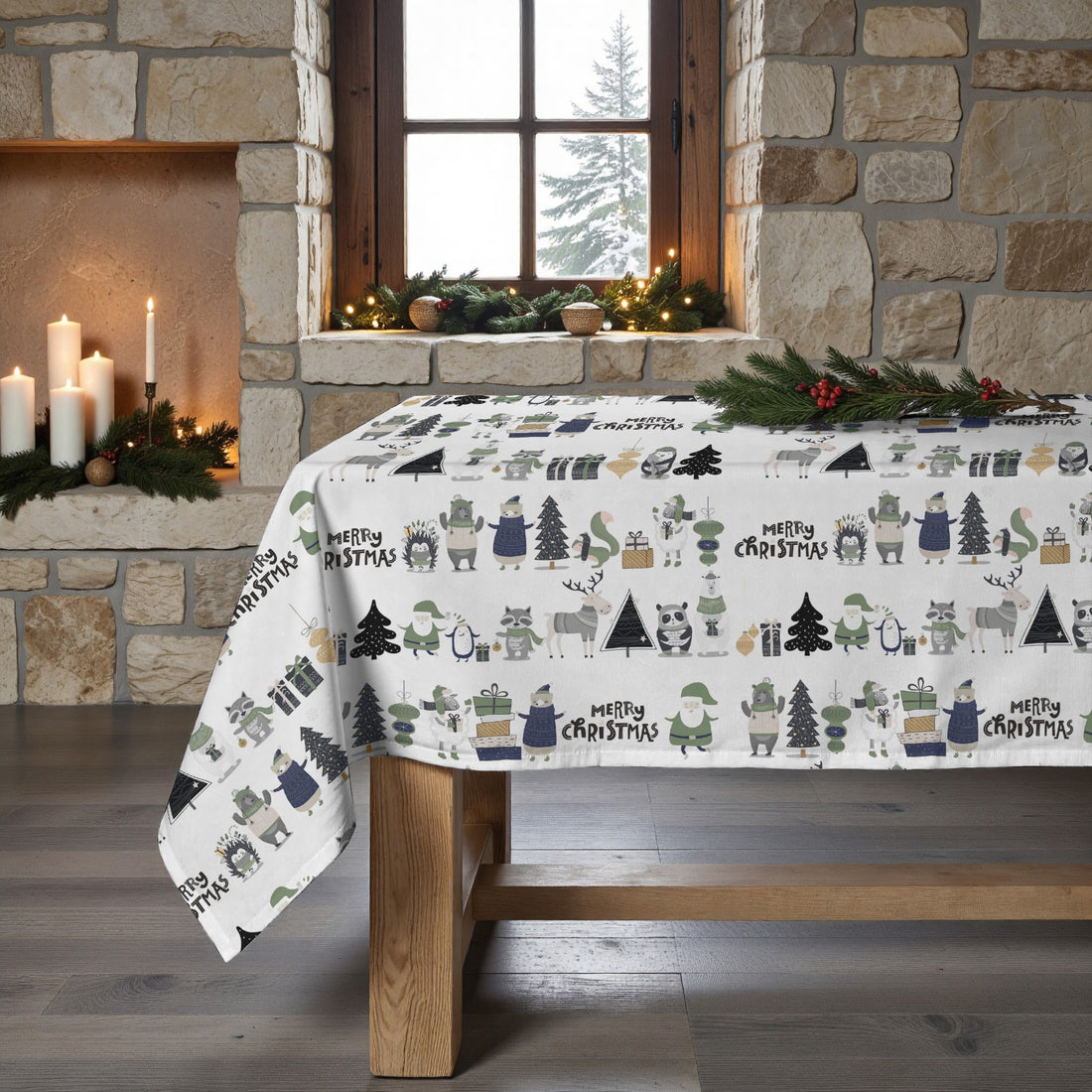 Nappe antitache Noël 5-102