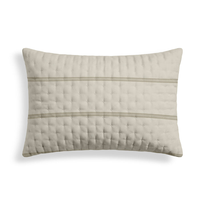 Funda de almohada acolchada estampada Nua Beige 50x80 cm