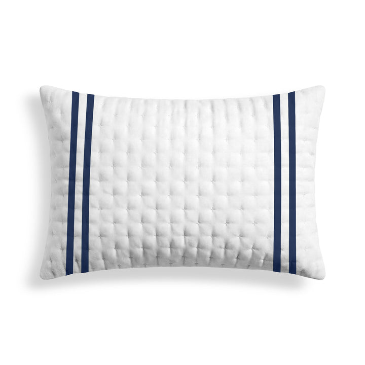 Funda de almohada acolchada estampada Oliva Azul 50x80 cm