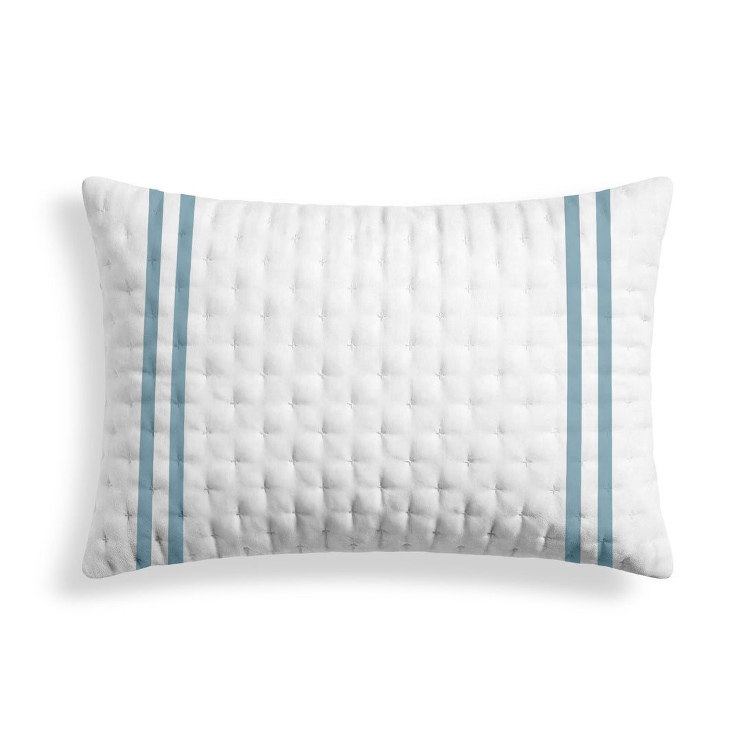 Funda de almohada acolchada estampada Oliva Azul Vera 50x80 cm