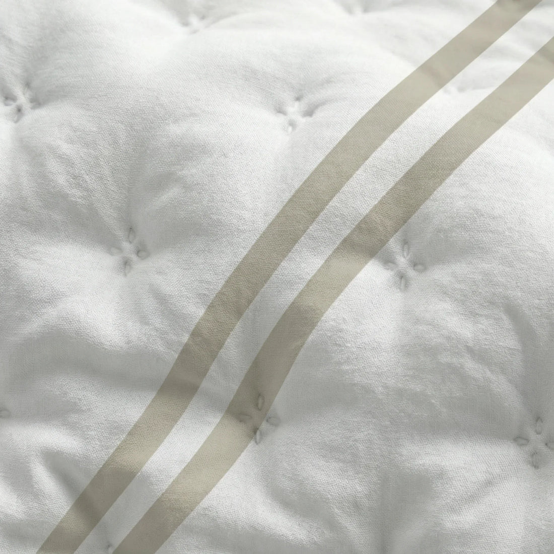 Colcha boutí estampada Oliva Beige tacto suave