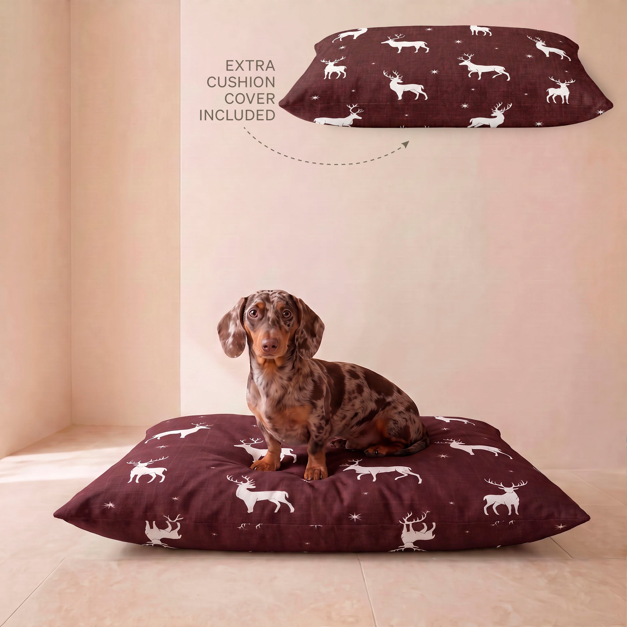 Pack cama de mascota + Funda para cama de mascota Elmus