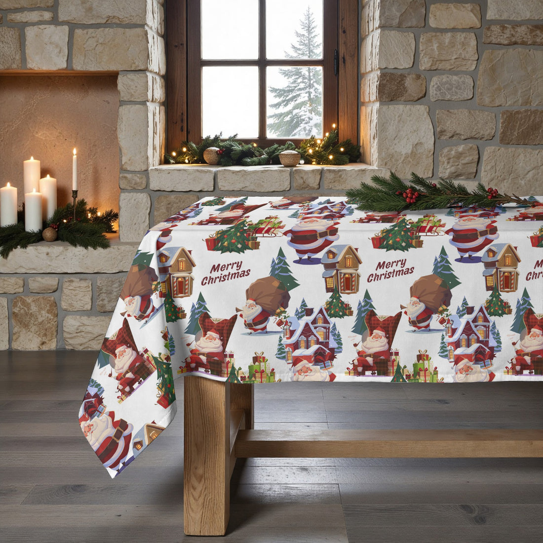 Nappe antitache Père Noël