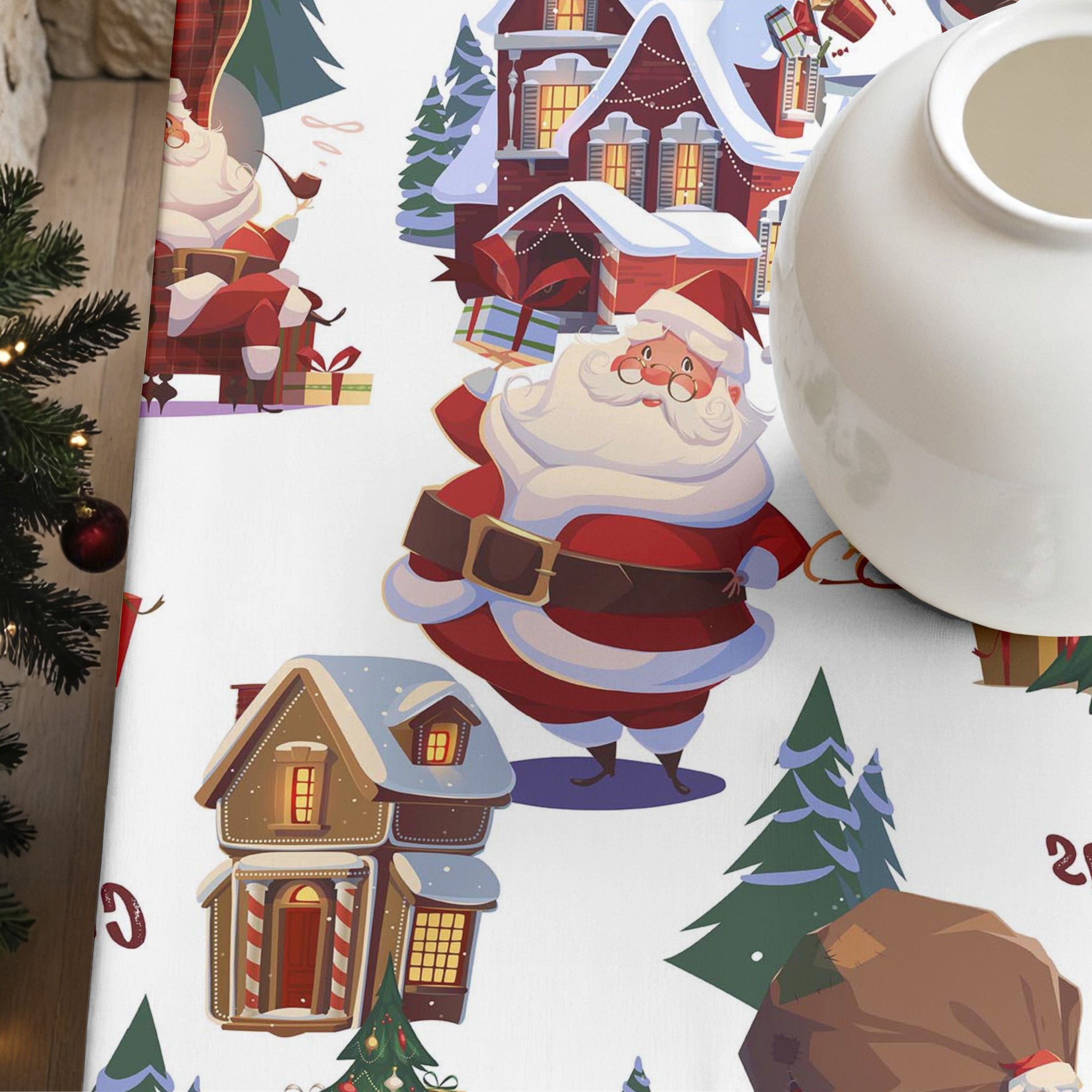 Nappe antitache Père Noël