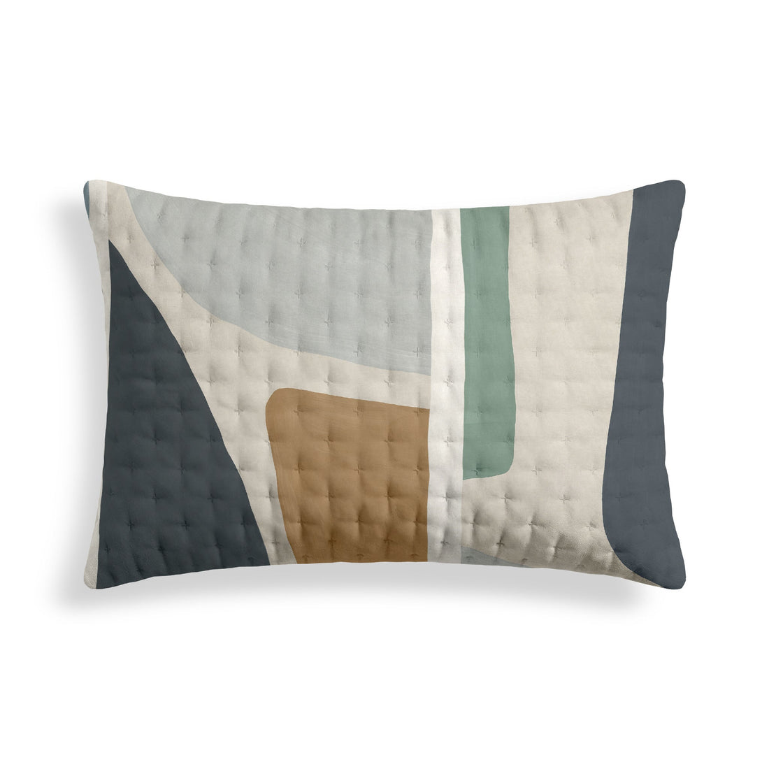 Funda de almohada acolchada estampada Peñíscola 50x80 cm
