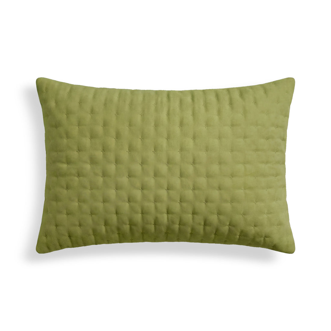 Funda de almohada lisa acolchada Pistacho 50x80 cm