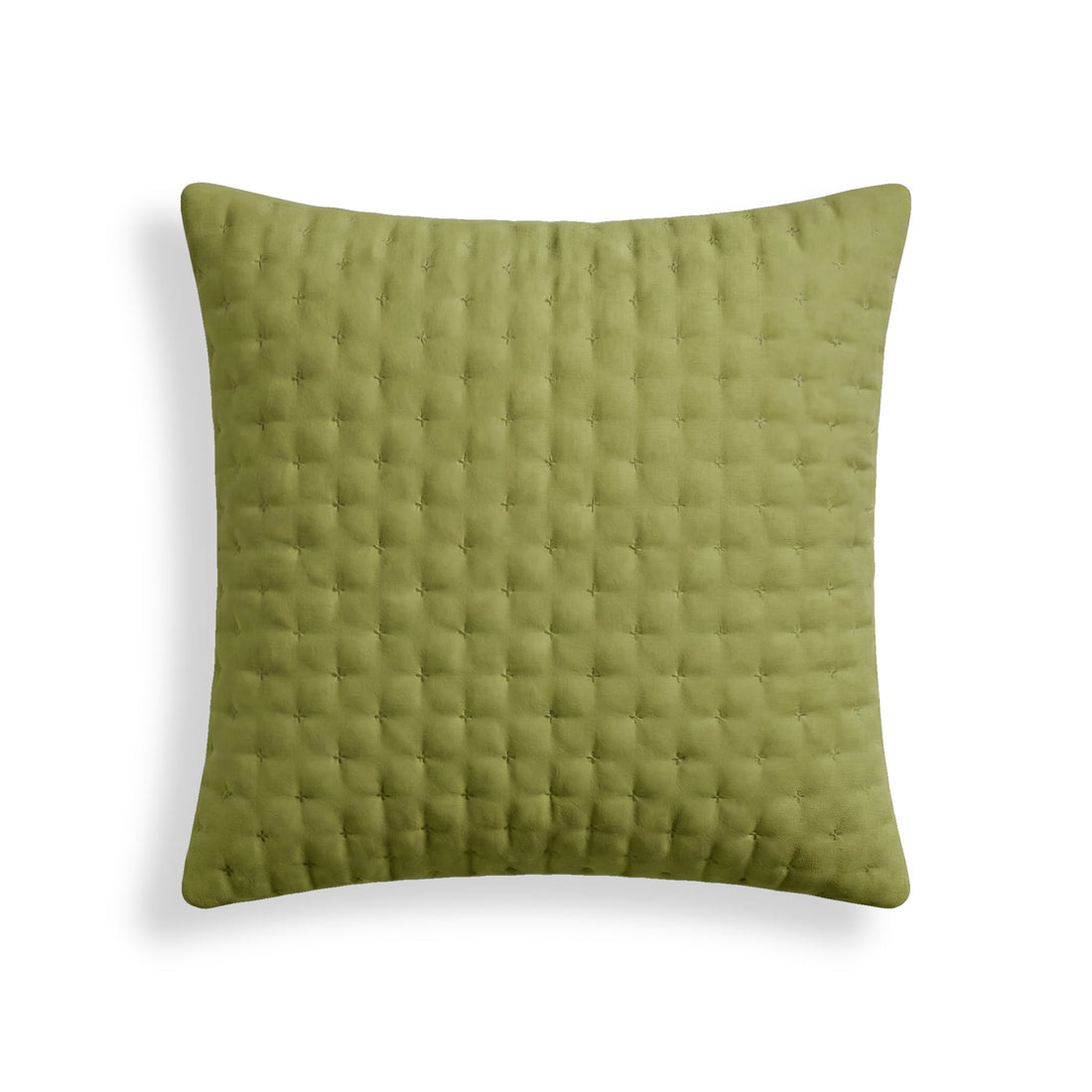 Funda de almohada lisa acolchada Pistacho 65x65 cm