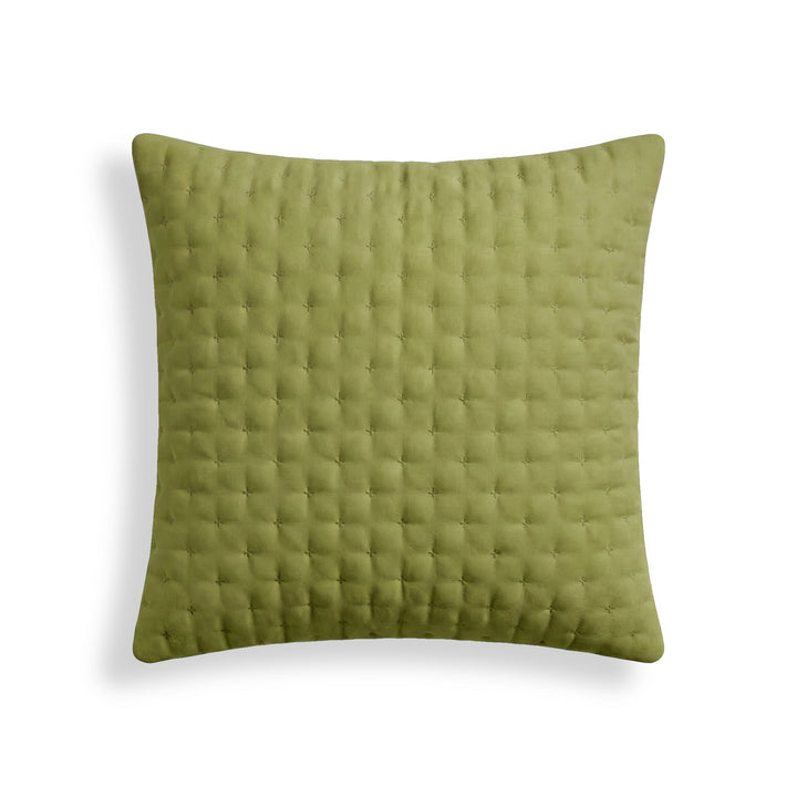 Funda de almohada lisa acolchada Pistacho 65x65 cm