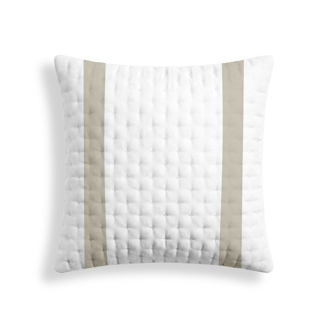 Funda de almohada acolchada estampada Portixol Beige