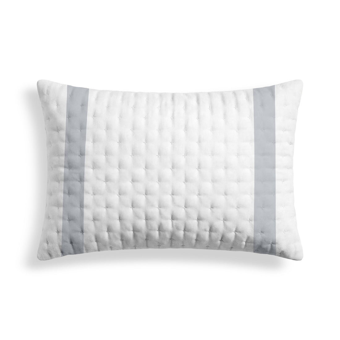 Funda de almohada acolchada estampada Portixol Plateado 50x80 cm