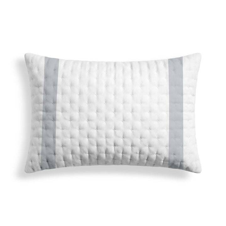 Funda de almohada acolchada estampada Portixol Plateado 50x80 cm