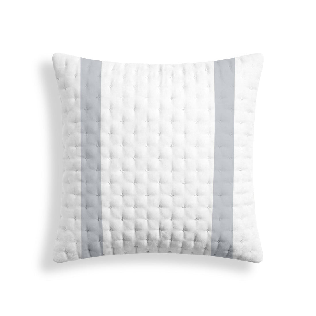 Funda de almohada acolchada estampada Portixol Plateado