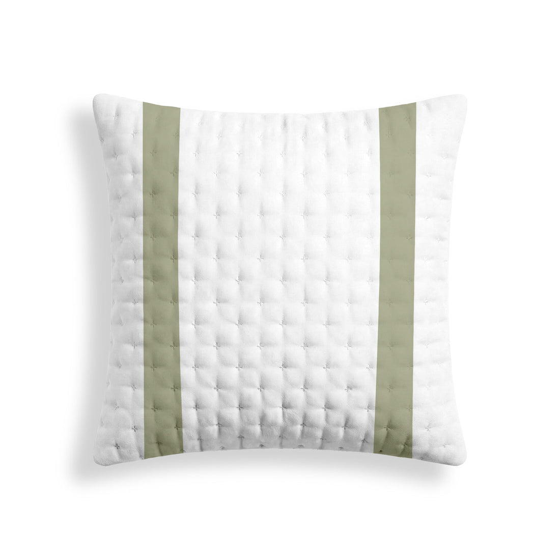 Funda de almohada acolchada estampada Portixol Verde Claro