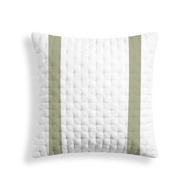Funda de almohada acolchada estampada Portixol Verde Claro