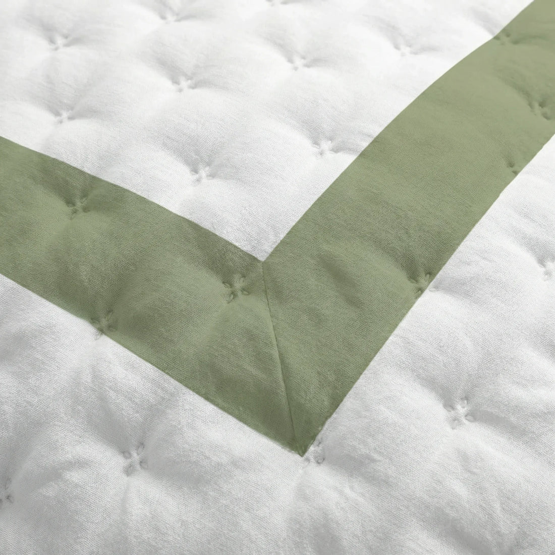 Colcha boutí estampada Portixol Verde Claro tacto suave