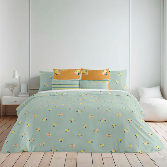 Housse de couette avec boutons 100% coton Pretoria